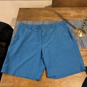 Men's Blue Golf Shorts